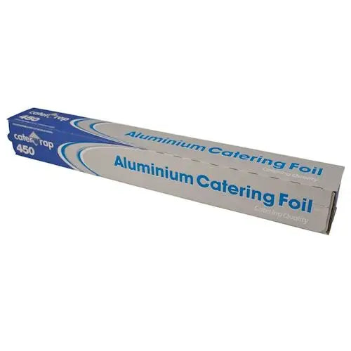 Aluminium Foil Cutter Box 450mm x 75m featuring high-quality aluminium foil