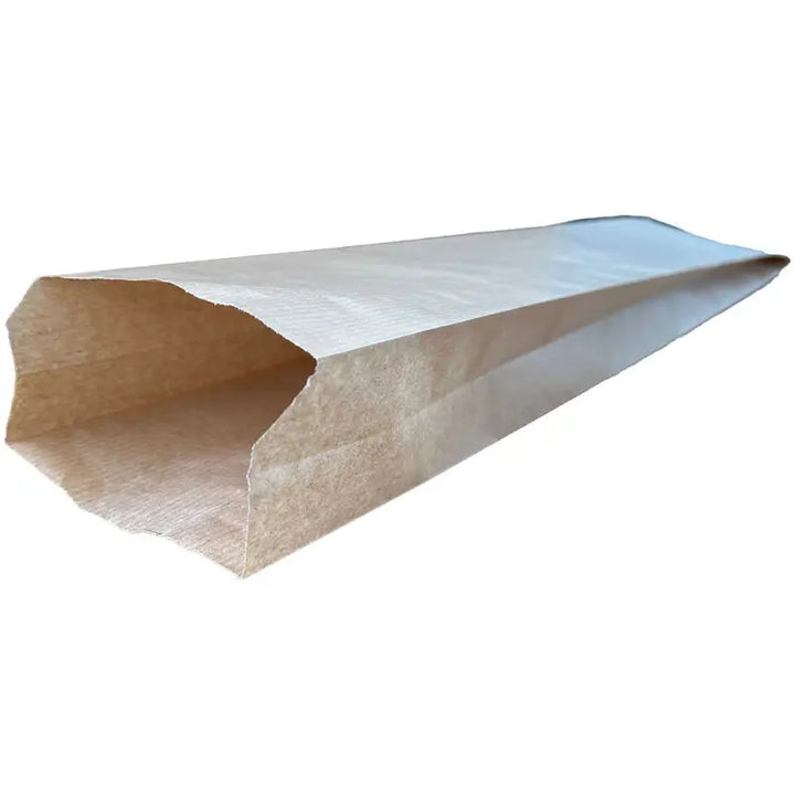 Open brown kraft paper bag showcasing eco-friendly kraft paper bags for retail use