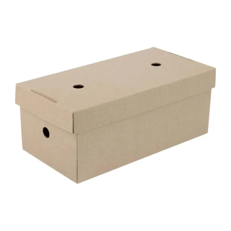 Gourmet Kraft Large Burger Box Biodegradable with lid and ventilation holes