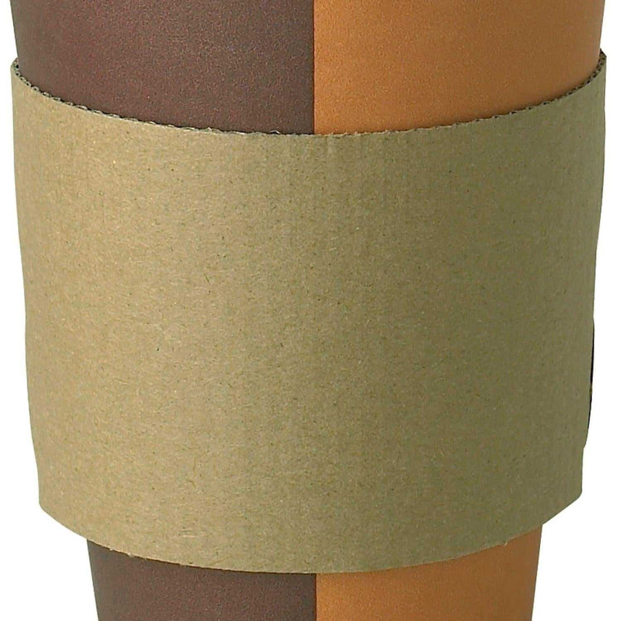 Hot Cup Sleeves UK - Coffee Cup Clutch - Brown