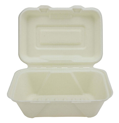 Biodegradable Sugar Cane Fibre Burger Meal/Food Box