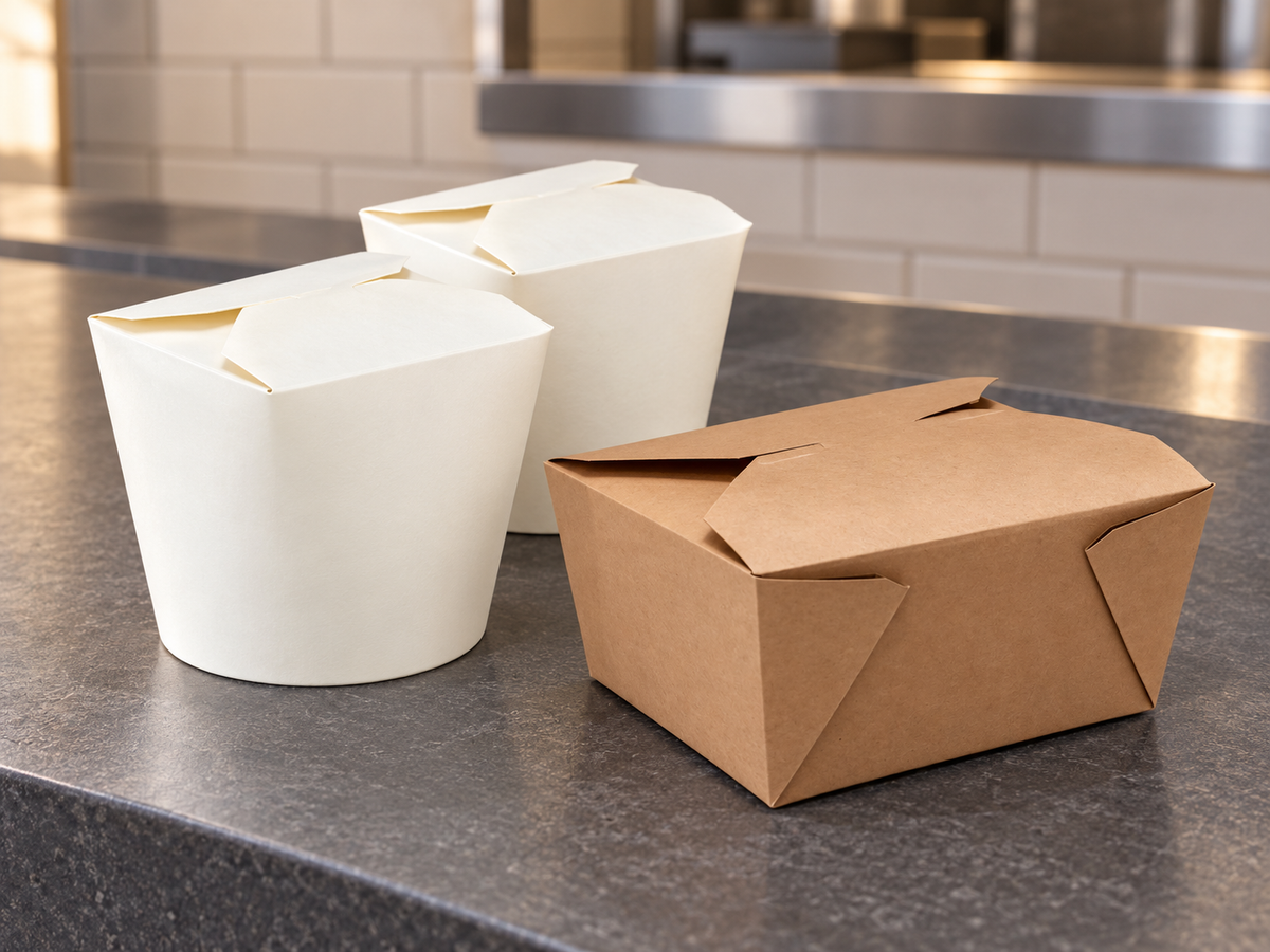 Cardboard Noodle Boxes