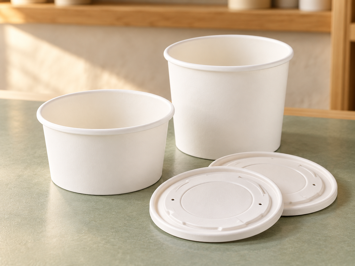 Eco Soup Containers & Lids