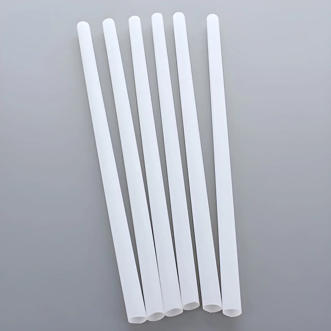 plant based plastic straws PLA Biodegradable Smoothie Straws 200mm x 9mm – Deli Supplies Limited