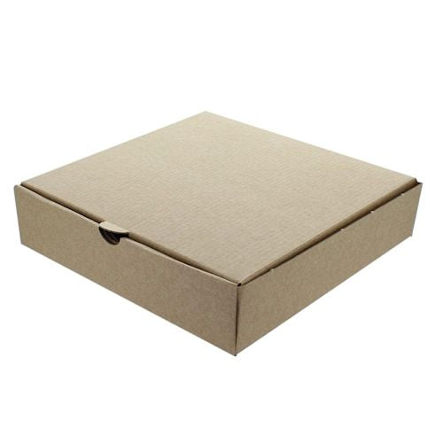 7" Plain Brown Pizza Boxes Takeaway Food Packaging Box