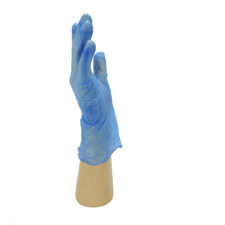 Blue Vinyl Powder Free Disposable Glove Shield GD13