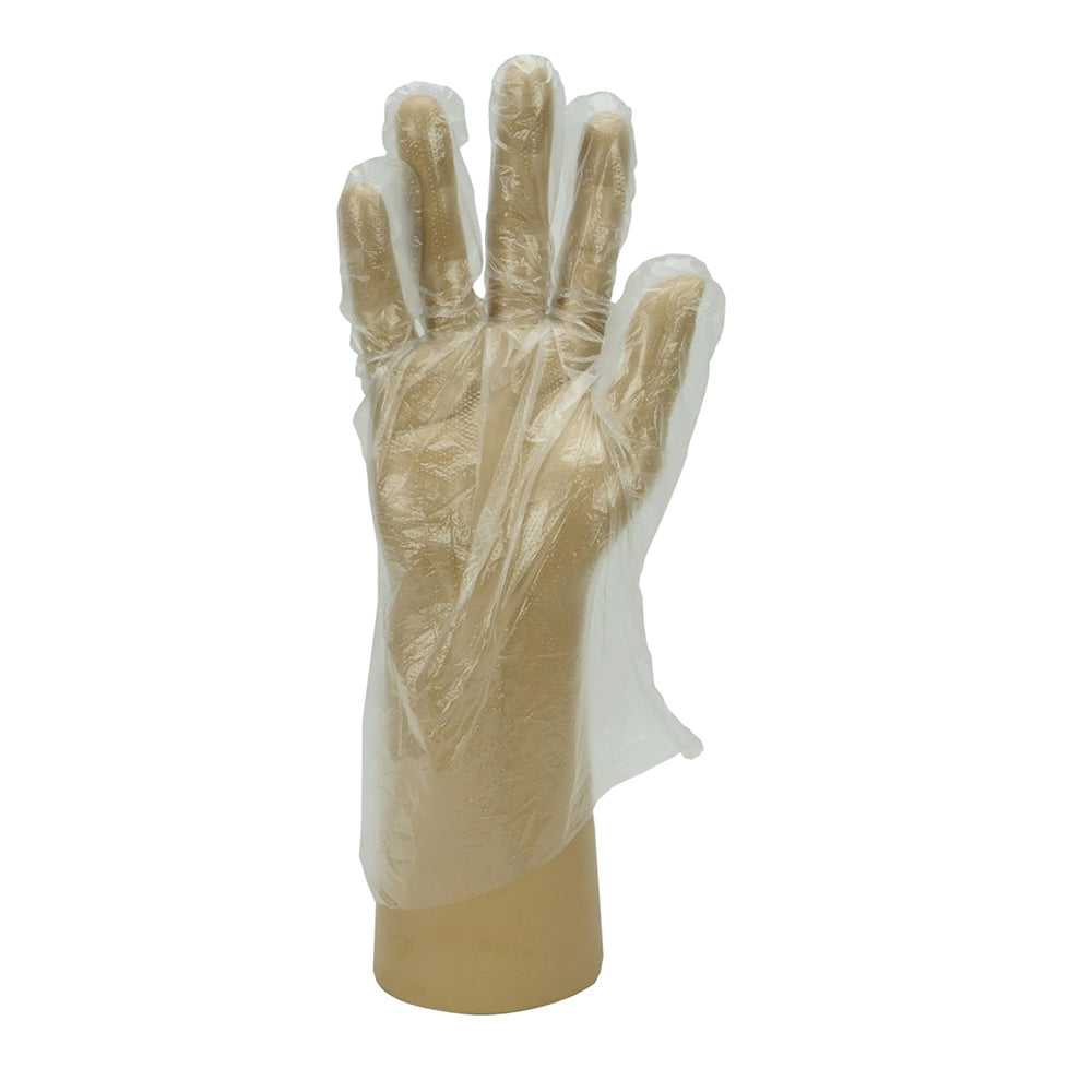 Clear Embossed Polythene Disposable Glove Shield GD55 or equivalent.