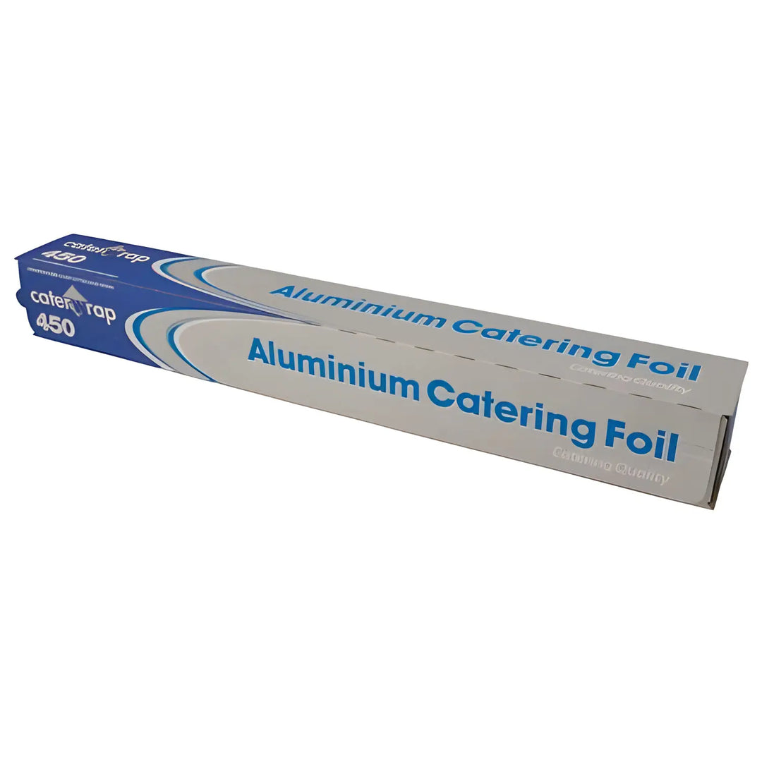 Aluminium Foil Cutter Box 450mm x 75m featuring high-quality aluminium foil