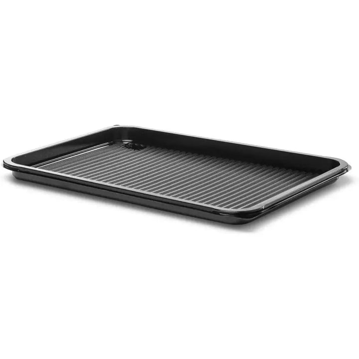 Premium Medium Sandwich Platter Base with Lid featuring black non-stick baking tray