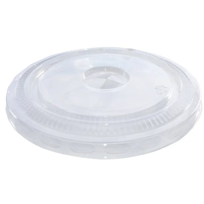 Straw Slot Flat Lids for disposable cups, fitting containers 6616004 and 6616005