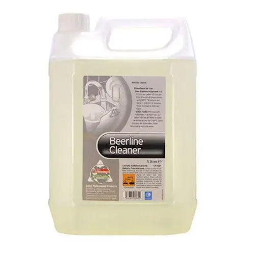 Plastic container of Beeline Cleaner for Super Beer line cleaning solutions