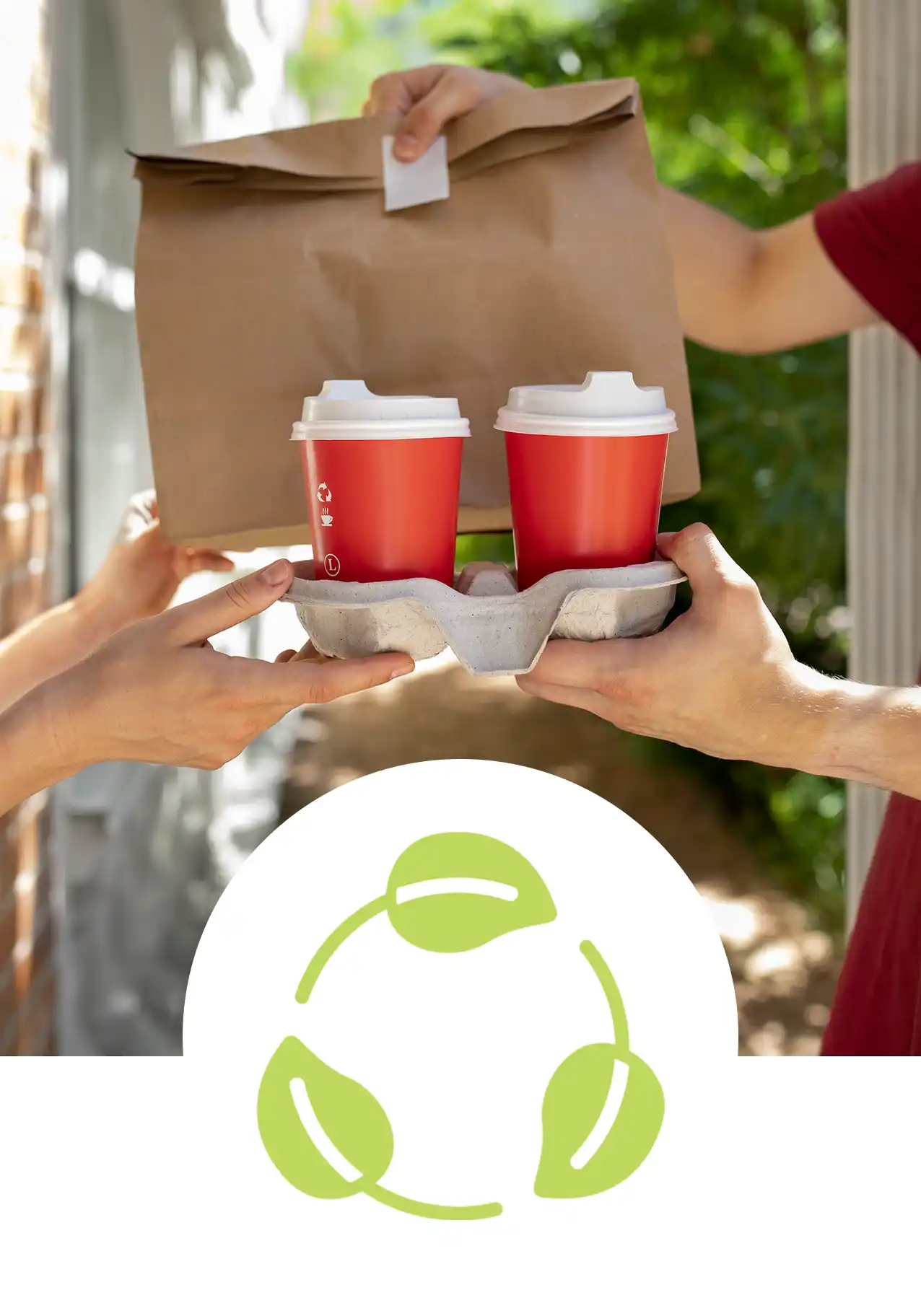 Sustainable coffee delivery.
