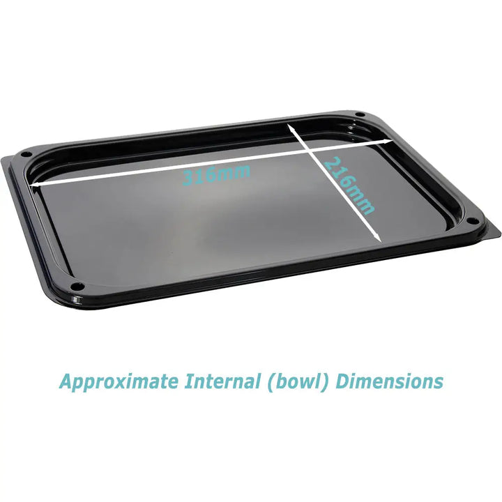 Black plastic rectangular ultimate medium sandwich platter base with unique press stud secure closing lid 216mm internal size