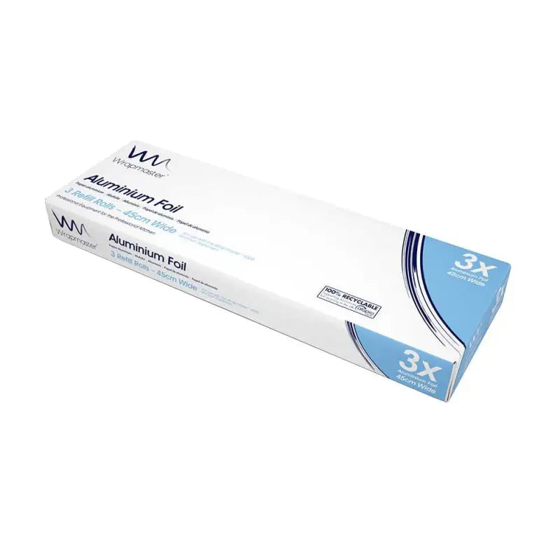 Wrapmaster 4500 Aluminium Foil 24C55 Refill Rolls with 3x packaging shown in image