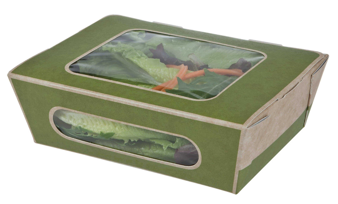 Card Tuck-Top Salad Box - Various Sizes & Designs