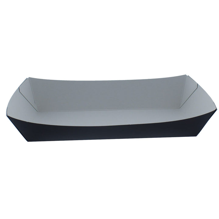 Black Cardboard Deli Supplies Food Trays, Chip, Burger, Meal & Hotdog