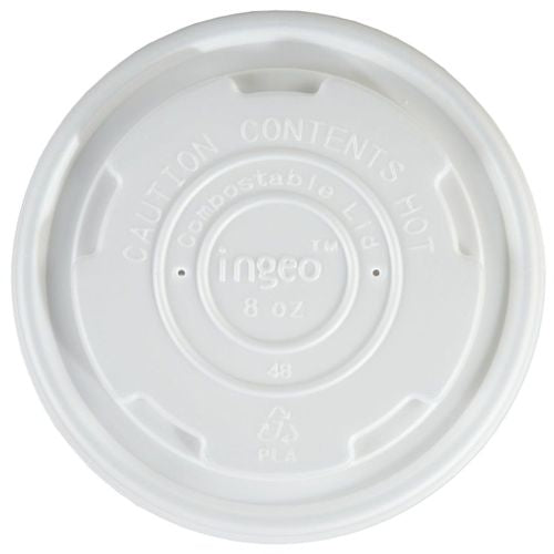 Lids for 8oz Compostable & Biodegradable Soup Container