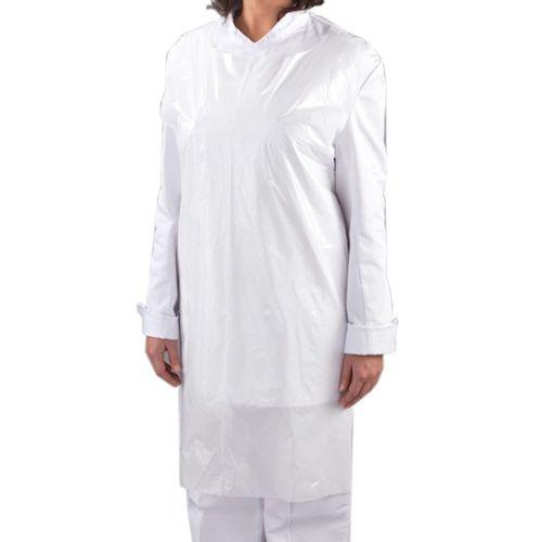 Disposable Blue or White Aprons In Flat Dispenser Pack