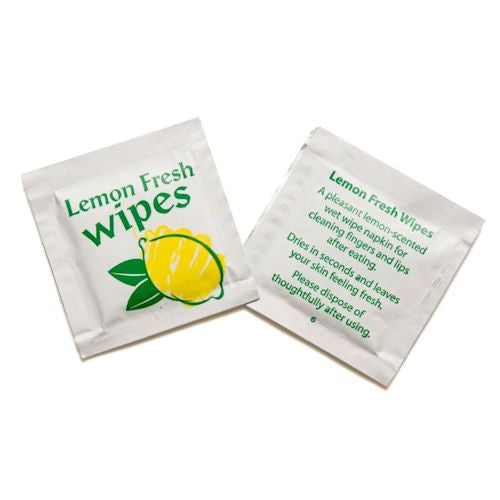 Lemon Scented Hand Wipes UK