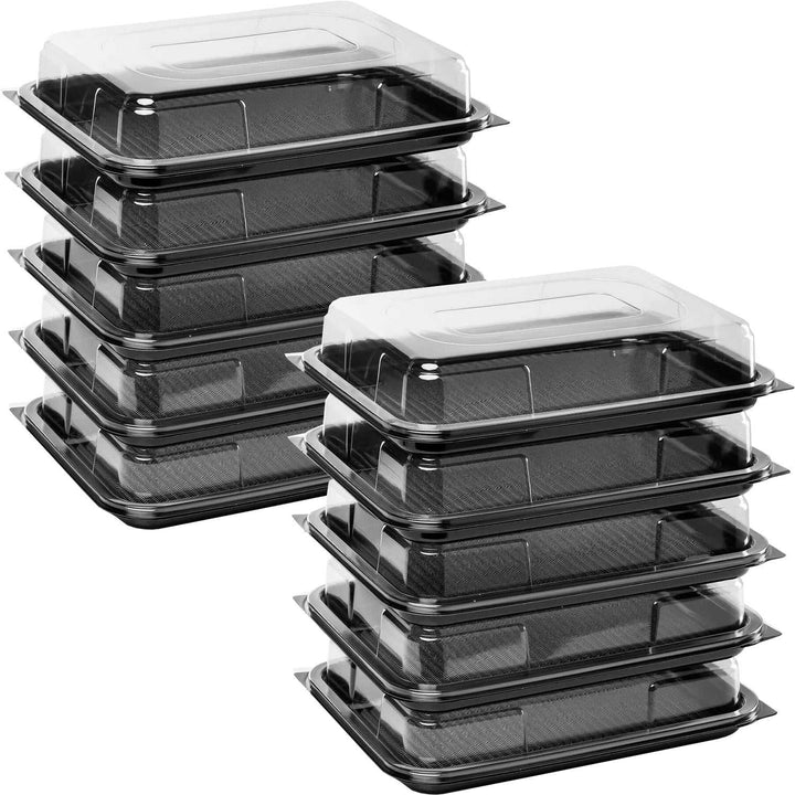 Premium Small Sandwich Platter Bases with Lids