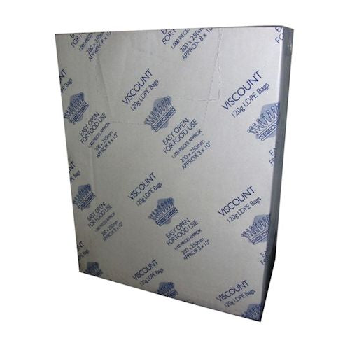 Clear Polythene Food Safe Bags 200g - Various Sizes